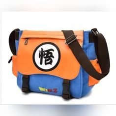 - Dimensions: Height: 11.2" Width: 15.2" Depth: 6" - Color: Orange And Blue - Shoulder Adjustable Straps - Flap With Plastic Buckles - Anime Logo On The Body Of The Bag - 1 Front Zipper Pocket - 2 Side Pockets - 1 Main Compartment Contains: 1 Zipper Pocket 2 Open Pockets - Canvas - Faux Leather - Unisex - New Without Tags Sorry Guys, The Lowest I Can Accept On This Item Is $35dls Colors Shades May Vary Due To Lighting. I Try My Best To Describe The Color Of The Item As Possible. If You Are Conce Anime Logo, Orange Shoulder Bag With Detachable Handle For On-the-go, Colors Shades, Dragon Ball Z, Front Zipper, Blue Orange, Color Orange, Zipper Pocket, Dragon Ball