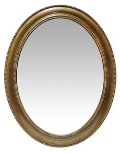 Equipped with a frame that has been molded out of resin to feature a beaded border inspired by vintage designs and then clad with an antique gold finish, the Sonore Gold 30” oval wall mirror fuses modern elegance with traditionalism like never before. Fitted with a large oval mirrored inset, this piece also performs by producing an optical illusion of bigger space. The details are subtle yet stylish, the shape is classically chic and the durability of the mirror is unmatched. Infinity Instrument Decorative Bathroom Mirrors, Large Oval Mirror, Oval Mirror Bathroom, Gold Wall Mirror, Beaded Frame, Gold Frame Wall, Mirror Wall Bedroom, Gold Mirror Wall, Framed Wall Mirror