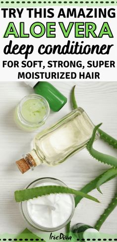 Conditioner Diy, Diy Deep Conditioner, Diy Conditioner, Aloe For Hair, Moisturize Dry Hair, Maybelline Concealer, Aloe Vera Hair Mask