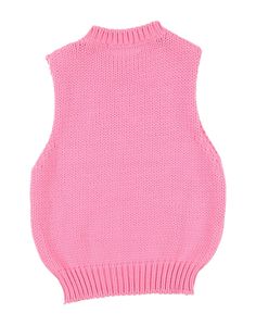 knitted, medium-weight knit, no appliqués, solid color, round collar, sleeveless, no pockets, hand wash, dry cleanable, do not bleach, do not tumble dry, iron at 150° c max , Color: Fuchsia , Size: 6 Sleeveless Sweaters, Color Fuchsia, Sleeveless Sweater, Girls Sweaters, Round Collar, Medium Weight, Bleach, Hand Wash, Solid Color