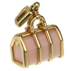 Louis Vuitton Yellow Gold Rose Quartz Bag Charm 18673han000 Elegant Everyday Bag Charm With Logo, Elegant Bag Charm With Logo, Elegant Gold Bag With Logo Charm, Luxury Bags With Logo Charm For Gift, Luxury Logo Bag Charm For Gift, Luxury Logo Bag Charm As Gift, Luxury Everyday Jewelry With Logo Charm, Elegant Rectangular Bag Charm, Elegant Gold Bag Charm For Gift