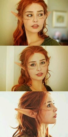 Cosplay Elf, Halloweenský Makeup, Elf Cosplay, Smink Inspiration, Elf Costume, Elf Ears, Cosplay Makeup, Costume Makeup, 인물 사진