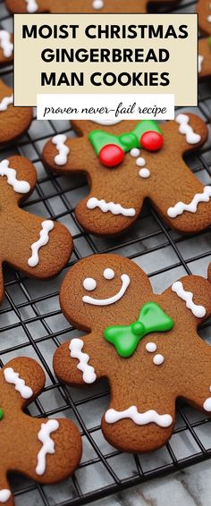 Image for Moist Christmas Gingerbread Man Cookies Reindeer Cookies From Gingerbread Men, Gingerbread Men Cookies Recipe, Royal Icing Gingerbread Men, Gingerbread Men Cookies Decorated, Gingerbread Man Frosting, Gingerbread House Recipe Dough, Gingerbread Men Decorating Ideas, Gingerbread Man Decorating Ideas, Gingerbread Man Sugar Cookies