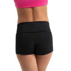 Revitalize your core collection with the Team Basic Fold-Over Boyshort! Made of a nylon and spandex blend that is both soft and resilient, these versatile shorts feature a thick waistband that can be worn as is or folded over depending on your style. Perfect to flow from class to activewear. Available in both adult and child sizes. Sporty 4-way Stretch Short Bottoms, Black Activewear With Built-in Shorts And 4-way Stretch, Stretch 2-in-1 Athletic Shorts With Breathable Fabric, Breathable Micro-elastic Yoga Shorts, Black Micro-elastic Sporty Shorts, The Team, Active Wear, Spandex, Black