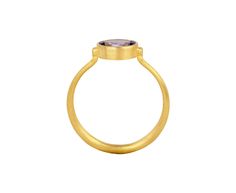 With a striking yet understated sophistication, this Marie-Hélène de Taillac ring is a stunning take on the traditional colored stone ring. The shimmering oval tanzanite possesses a captivating lilac color and is framed in a bezel of 22K yellow gold. The small, faceted stone is centered on the matte 22K yellow gold band to create an eye-catching, style-defining ring. tanzanite : 5mm x 7mm : .8ct22K yellow gold band width : 2mm : 2.65grsize available : 7please contact us for sizing options Colored Stone Rings, Colored Stone, Lilac Color, Gold Band, Stone Ring, Gold Bands, Stone Color, Heart Ring, Lilac