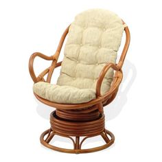 a wooden rocking chair with a cushion on it's back and the price is $ 89 99