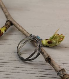 Twisted branch ring, Branch topaz engagement ring, Womens topaz ring, Tree bark unique ring, Birthstone engagement ring, Unusual ring ■ All wedding rings are only crafted with the finest of recycled metals DETAILS: Stone - 5mm Natural Topaz, weight approx. 0.66ct. Metal - Sterling Silver Dimensions - width 11mm (0.43 in.), band width - 3mm (0.118 in.) Finish - shiny and oxidized (shiny at your request) Please choose your ring size and gems in menu while making your order View all tree bands and Unique Hand Forged Crystal Promise Ring, Unique Hand Forged Crystal Wedding Ring, Unique Hand-forged Crystal Wedding Ring, Unique Sterling Silver Topaz Ring For Wedding, Unique Promise Topaz Gemstone Ring, Unique Blue Topaz Jewelry For Wedding, Nature-inspired Hand Forged Promise Ring, Handmade Topaz Promise Ring, Unique Handmade Topaz Promise Ring