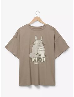 Studio Ghibli My Neighbor Totoro Distressed Totoro Portrait T-Shirt Studio Ghibli Shirt, Totoro Shirt, Totoro T Shirt, Studio Ghibli My Neighbor Totoro, Ghibli My Neighbor Totoro, Nerdy Outfits, Women Blouses Fashion, Anime Tees, Her Universe