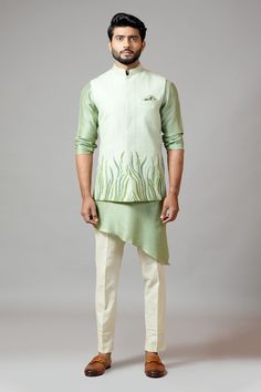 Embroidered Bundi & Kurta Set Nehru Jacket With Kurta, Mens Traditional Wear, Nehru Jacket For Men, Boys Waistcoat, Best Man's Outfit, Stylish Men Wear, Mens Wear Wedding