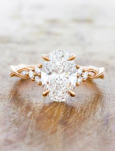 caption2.09ct oval diamond Oval Wedding Ring And Band Sets, Oval Cluster Engagement Ring, Oval Engagement Ring Gold, Vintage Oval Engagement Rings, Art Nouveau Engagement Ring, Gold Oval Engagement Ring, Boho Engagement Ring, Art Deco Rose, Ring Inspo