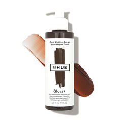 PRICES MAY VARY. BOOST COLOR, ADD SHINE - Available in 11 pigmented shades and one sheer hue, each application of Gloss+ temporarily boosts color as it deposits pigments, illuminates shine, and infuses strands with deep moisture. NO MIXING, NO MESS, NO DAMAGE - To use Gloss+, apply to clean, damp hair. Leave on for 3-20 minutes, then rinse thoroughly. That’s it! No mixing, no mess, and no harsh peroxide or ammonia—just soft, shiny, multi-dimensional hair color. FIND YOUR SHADE - The Cool Medium Dimensional Hair, Dimensional Hair Color, Healthy Colors, Hair Gloss, Medium Brown Hair, Color Conditioner, Leaping Bunny, Semi Permanent Hair Color, Brown Shade