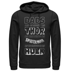 Maryland Terrapins Show Dad he's your hero with this men's Avengers Father's Day hoodie. Drawstring hood 1-pocket Long sleeves FABRIC & CARE Cotton, polyester Machine wash Imported Color: Black. Gender: male. Age Group: adult. Pattern: Graphic. Material: Fleece. Maryland Terrapins, Graphic Material, Baby Outerwear, Pattern Graphic, Marvel Avengers, Baby Fever, This Man, Clothes And Accessories, Large Black