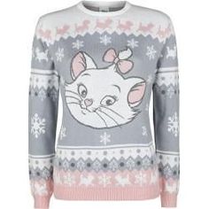 a sweater with an image of a cat on it