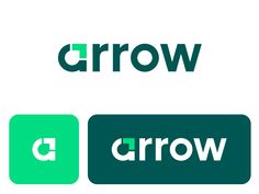 the logo for grow is shown in green and white