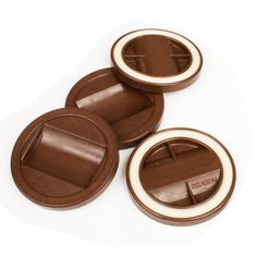 3-1/4 in. Chocolate Color Bed Roller/Furniture Wheel Caster Cup Gripper Set of 4 - Super Arbor Industrial Wheels, Furniture Wheels, Furniture Risers, Furniture Casters, Stainless Steel Counters, Pool Tables, Caster Chairs, Caster Wheels, Chocolate Brown Colour