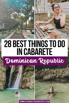 the best things to do in cabarete, with text overlay that reads 28 best