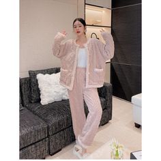 Autumn and winter new ladies flannel pajamas pink long-sleeved two-piece suits WholesaleItem: NG1686545304
Product Category: Pajama set
Material: Flannel
Sleeve length: Long Sleeve
Pants length: Long
Thickness: Regular 
Season: Winter, Autumn
Size: L,XL,XXL
Collar: Round
Color: Pink Winter Night Suit, Couple Pajamas, Mens Pajamas Set, Night Suit, Flannel Pajamas, Sleepwear Sets, Boys Pajamas, Family Pajamas, Winter Night