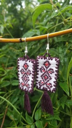 Beautiful bohemian hand embroidered/handcrafted  Colorful earrings to give a chic finish to your look Can wear on any occasion  Free shipping  Enjoy these beautiful earrings! Handmade Brown Beaded Summer Earrings, Handmade Brown Beaded Earrings For Summer, Traditional White Earrings For Summer, Bohemian Beaded Earrings With Latkans For Summer, Traditional Beaded Tassel Earrings For Summer, Handmade Tassel Earrings As Summer Gift, Handwoven Bohemian Beaded Earrings For Summer, Artisan Handwoven Earrings For Summer, Handmade Bohemian Earrings For Summer