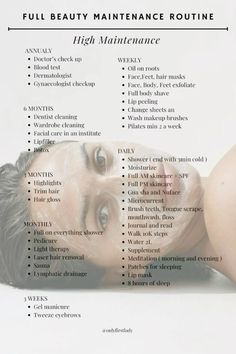 Makeover List Beauty, Beauty Maintenance Routine, Glowup Transformation, Esthetician Tips, Beauty Maintenance, Model Beauty Secrets, How To Wash Makeup Brushes, Selfcare Tips, Maintenance Routine