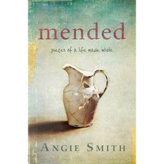 a book with an image of a pitcher on it's cover and the title, mended