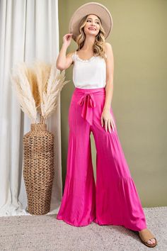 !!!READY FOR VALENTINES??? CHECK OUT THESE CUTE WIDE LEG PANTS!(also in black) THIS IS MY FAVORITE!!!!!!! IT'S YOU!! DON'T MISS OUT, LIMITED !!!!!! You don't have this in your closet? Hippie Vibe Tribe getting cute fashion in daily! #valentine #hippievibetribe #fashion #womensclothing #girlfriend #hotpink #valentine #hippiegirl Casual Flowy Bottoms For Brunch, Chic Flowy Bottoms For Brunch, Chic Viscose Bottoms For Vacation, Rayon Tiered Skirt For The Beach, Beach Rayon Tiered Skirt, Rayon Tiered Skirt For Beach, Flowy Rayon Tiered Skirt, Chic Tie Waist Tiered Skirt Bottoms, Chic Flowy Bottoms With Ruffle Hem