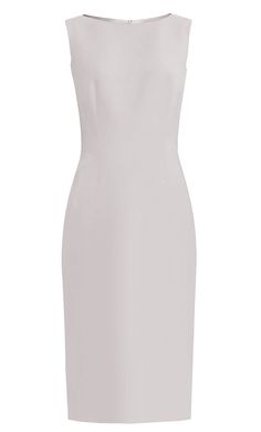 White Basic Sheath Dress with boat neckline - Aspen Straight White Dress, White Plain Dress, White Dress Modest, White Cocktail Dress Short, Blue Dress Modest, White Dress Wedding Guest, Knee Length White Dress, White Dress Knee Length, Blue Dress Knee Length