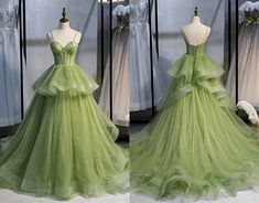 Fairy Corset Dress, Green Tulle Prom Dress, Sweet 16 Dresses Long, Brown Prom Dress, Green Corset Dress, Wedding Ball Gown Dresses, Fairy Corset, Victorian Ball, Prom Dress Ball Gown