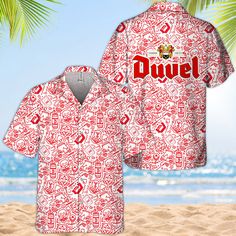 Duvel Summer Doodle Art Hawaiian Shirt Shirt Wrinkles, Hawaiian Beach, Hawaiian Outfit, Tropical Shirts, Summer Attire, Beach Shirt, Hawaii Shirt, Hawaiian Shirts, Shirt Women