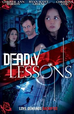 the poster for deadly lessons with two people