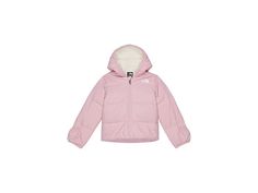 The North Face Kids North Down Hooded Jacket (Infant) - Kid's Clothing : Cameo Pink : The primary materials that compose this product contain a minimum of 20 percent recycled content. ; Please note, the logo and hardware color may vary in styles marked as Prior Season. Crafted with a 600-fill recycled down insulation, the North Face North Down Hooded Jacket is a reversible design that can be changed accordingly. Fully reversible. Attached three-piece hood and long sleeves. Horizontal quilting th Pink Northface Puffer, Pink Puffer Jacket For Outdoor Activities, Pink North Face Puffer, 1996 Nuptse Jacket, Pink North Face Jacket, Northface Puffer, Pink North Face, Nuptse Jacket, North Face Puffer Jacket