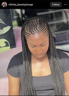 Long Hair Bread Style, Latest Cornrows 2023, Shade Adu Nigerian Hairstyle, Latest Hair Styles 2023, Ghanian Lines Hairstyles Latest, Half Head Braids, Conrows Lines And Braids, Trending Cornrows, Straight Back Styles