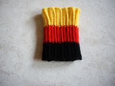 WM Fanartikel Pulswärmer / Armstulpen Deutschland Winter Glove, Gloves, Media