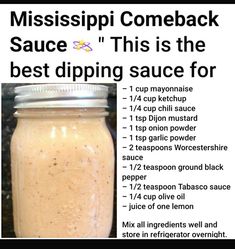 this is the best dipping sauce for you