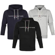 Tommy Hilfiger Men's Hoodie Fleece Lined Logo Sleeve Pullover Hooded Sweatshirt, Grey, L About Us Payment FAQs Tommy Hilfiger Men's Hoodie Fleece Lined Logo Sleeve Pullover Hooded Sweatshirt Our Price: $49.88 Retail Price: $89.99 With this Tommy hoodie you get both a classic and a modern sweater at home. The dark blue hoodie has an embroidered brand logo on the chest and is made of high quality cotton mixed with polyester, which gives the men's sweater a high wearing comfort and a soft touch. Combine the stylish sweater with a shirt for a smart- casual look or wear the sweater with jeans for a casual look. The men's sweater with hood has a Regular-Fit fit and therefore falls very spacious along the body, so that it offers you a lot of room to move. Features: Tommy Hilfiger Hoodie Core Embr Tommy Hilfiger Hoodie For Winter Streetwear, Tommy Hilfiger Long Sleeve Hoodie For Winter, Tommy Hilfiger Winter Hoodie For Streetwear, Tommy Hilfiger Long Sleeve Winter Hoodie, Tommy Hilfiger Winter Hoodie, Tommy Hilfiger Fall Sweatshirt With Drawstring Hood, Tommy Hilfiger Hooded Tops For Winter, Sporty Hooded Tommy Hilfiger Sweatshirt, Tommy Hilfiger Hooded Winter Tops