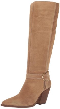 PRICES MAY VARY. Suede Material Boot - Knee Boot Zipper Closure Knee High Boots Plus Size, Wide Calf Knee High Boots, Boots Plus Size, Knee High Boots Winter, Vince Camuto Boots, Knee Boot, Boots Winter, Dinner Dress, Wide Calf