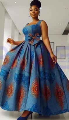 Long Dress African, African Traditional Wear, African Attire Dresses, African Fabric Dress, Long African Dresses, African Print Dress Ankara, Best African Dresses, Afrikaanse Mode, African Wedding Dress