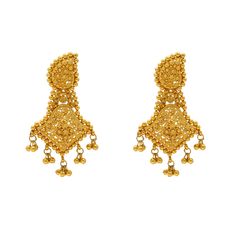 Virani Jewelers presents a luminous adornment in the form of these 22k gold earrings. The meticulous detailing, bathed in the richness of 22k yellow gold, creates a wearable masterpiece that transcends the ordinary. Adorn your ears with these fine gold earrings—a radiant celebration of sophistication and the timeless allure of 22k gold by Virani.Features.• 22k yellow gold• Filigree detailsSpecifications:• Minimum Width - 1 millimeter• Maximum Width - 22.5 millimeters• Length - 1.75 inches• Weigh 22k Gold Earrings, Gold Filigree Earrings, Filigree Earrings, Gold Filigree, 22k Gold, The Ordinary, Gold Earrings, Yellow Gold, Yellow