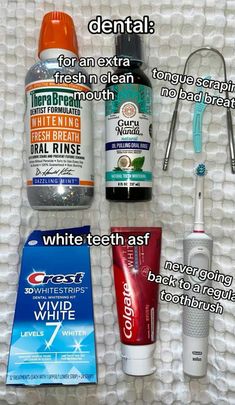 Dental health Hygiene Products Sensitive Skin, Mouth Hygiene Products, Dental Hygiene Products, Tooth Care Products, Dental Care Products, Back To School Hygiene Products, Dental Care Routine, Dental Care Aesthetic, Teeth Hygiene Routine