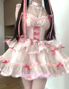 ♡ Sweet Ballet ♡ - Dolly Dress – Heart of Doll Dress Cute Aesthetic, Dolly Dresses, Princess Clothes, Dress Bolero, Kawaii Fashion Outfits, Gorgeous Clothes