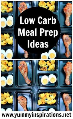 low carb meal prep idea with eggs and meat