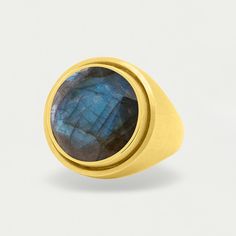 Smooth edges and soft features make our Signet Ring a standout. The latest addition to our Signature statement rings features round sculpted shapes and a unique low profile in which a brilliant-cut gemstone is elegantly immersed. Add a vivid pop of color to any look with this subtle yet statement-making design.Gemstone: Labradorite (Semi-Precious). Our semi-precious gemstones are rare, ethically sourced and hand cut from naturally occurring materials, giving each individual stone its own unique How To Wear White Jeans, Soft Features, Felt Pouch, Onyx Crystal, Stone Colour, Moonstone Crystal, Labradorite Ring, Smooth Edges, Green Amethyst