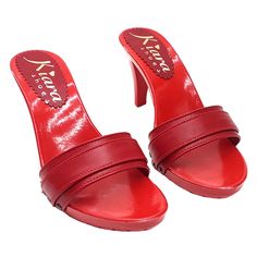 HANDMADE CLOGS red lacquered platform double red upper in leather heel 9 cm + plateau 2 cm craftsman-made DON'T FORGET TO CHECK THE SIZE BEFORE COMPLETING THE PURCHASE Red Leather Platform Clogs, Red High Heel Platform Mules, Formal Red Mules With Padded Heel, Red Mules With Padded Heel And Round Toe, Leather High Heel Mules With Red Sole, Red Leather Mules With Padded Heel, Red High Heel Mules With Wooden Heel, Red Leather Clogs With Block Heel, Red Block Heels With Wooden Heel