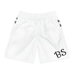 Spruce up your sports apparel with these personalized shorts for men. Made to be ultra-lightweight for total comfort, these graphic shorts are made with polyester - a water-resistant fabric that is perfect for exercise & activewear. Its loose fit along with the all-over-print capability delivers the ultimate combination of free movement and custom style. .: 100% moisture wicking polyester .: Lightweight material (2.2 oz/yd² (74.6 g/m .: Loose fit .: Sewn-in care label .: Seam thread color automatically matched to design (black or white) .: Possible to customize the interior of pockets Summer Sportswear Athletic Shorts With Letter Print, Summer Gym Athletic Shorts With Letter Print, Athletic Shorts With Letter Print For Summer Sports Events, Summer Athletic Shorts With Letter Print For Sports Events, White Letter Print Gym Shorts, White Gym Shorts With Letter Print, Summer Sports Shorts With Letter Print, White Letter Print Shorts For Beach, White Letter Print Shorts For The Beach