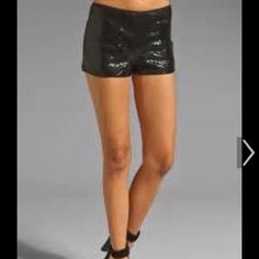 Just In Time For The Holidays, Beautiful Designer Black Sequin Shorts, Brand New, Tags Attached.,,Gorgeous Fitted Party Bottoms With Short Inseam, Fitted Party Bottoms With Built-in Shorts, Fitted Bottoms With Short Inseam For Party, Stretch Sequin Short Bottoms, Glamorous Fitted Sequined Shorts, High Waist Sequin Shorts For Night Out, High-waist Sequined Shorts For Night Out, Stretch Sequin Shorts, Chic Fitted Shorts For Going Out