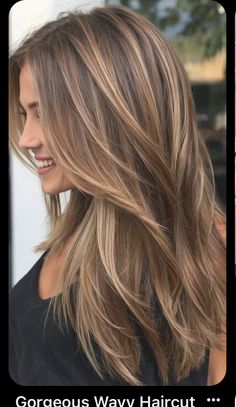 Hair Layers On Straight Hair, Straight Hair Colors Ideas, Womens Hair Colour, Long Haircut Layers Wavy, Short Layers On Long Hair Straight, Best Hair Color For Fine Hair, Hair Color Ideas For Long Straight Hair, Medium Long Hair With Layers Straight, Long Straight Hair Color Ideas