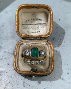 Gold Rings Fashion, Emerald Engagement, Emerald Engagement Ring