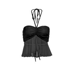 Please refer to our sizing chart for a guideline when choosing a size. 5 business days order processing time. 90% polyester 10% spandex Chic Party Top With Drawstring, Chic Party Tops With Drawstring, Chic Drawstring Tops For Party, Trendy Party Tops With Drawstring, Trendy Drawstring Tops For Party, Black Ruched Crop Top For Party, Dark Academia Dresses, Glitter Crop Top, Techno Fashion