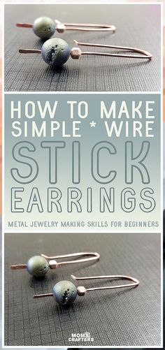 Christmas Jewelry Diy - Stay on top of the latest and greatest offer. Click to visit IMMEDIATELY! Diy Metal Earrings, Christmas Jewelry Diy, Making Jewelry For Beginners, Metal Jewelry Making, Hammered Jewelry, Polymer Inspiration, Silver Clay, Stick Earrings, Easy Jewelry