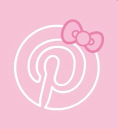 a pink wallpaper with an image of a lollipopo in the center