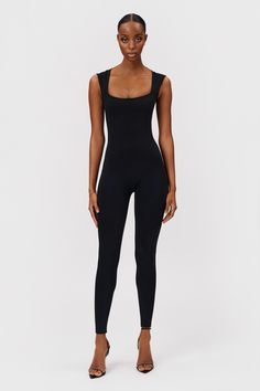 Nina Jumpsuit is designed to flatter your figure and give you an elegant, confident and feminine look. Crafted with high quality materials, it's a perfect staple piece for your wardrobe. Dress up or dress down to look and feel your best! Model is 177cm/5'9 ft tall and wears size X-small. Suit Black Woman, Full Body Suit, Backless Jumpsuit, Suit Black, Best Model, Feminine Look, British Indian, Mongolia, Papua New Guinea